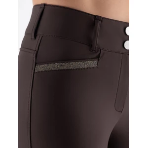 Equiline Women'S Full Grip Breeches High Waist - Coffee Bean 
