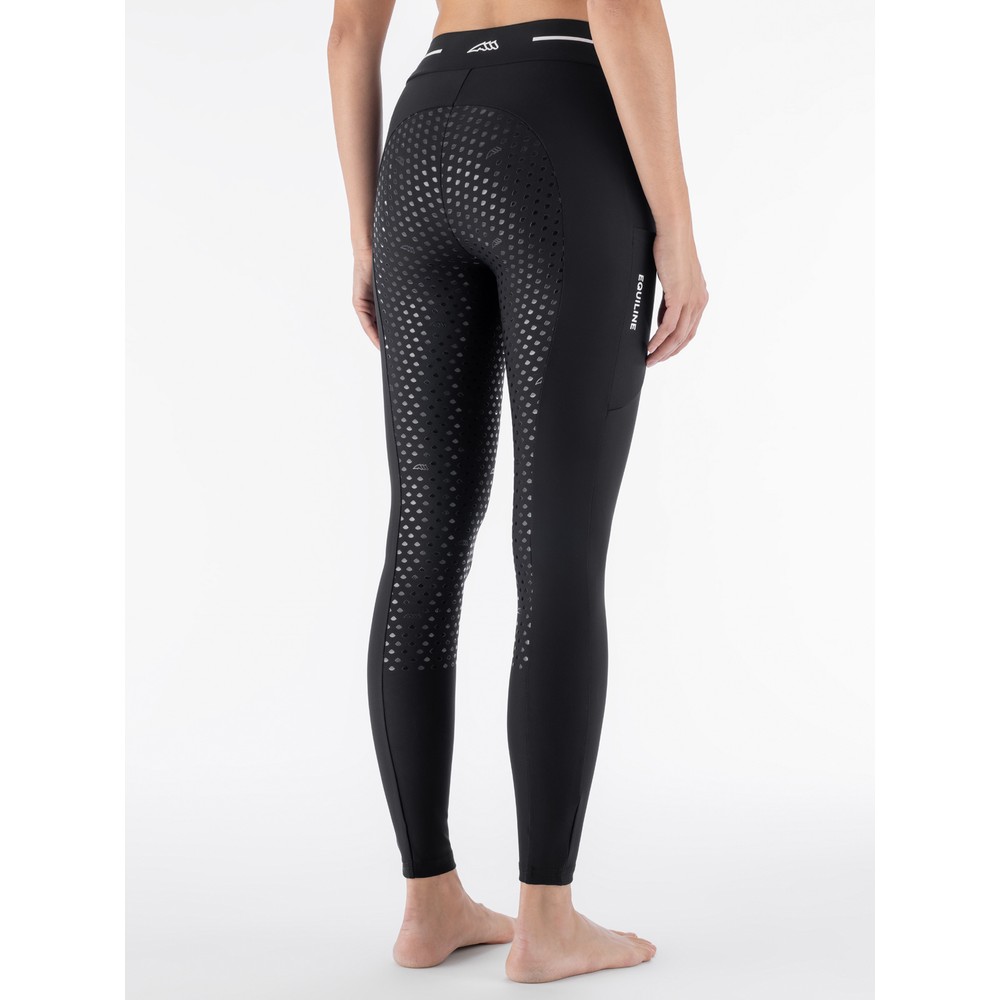 Equiline Women'S Full Grip Leggings - Black 