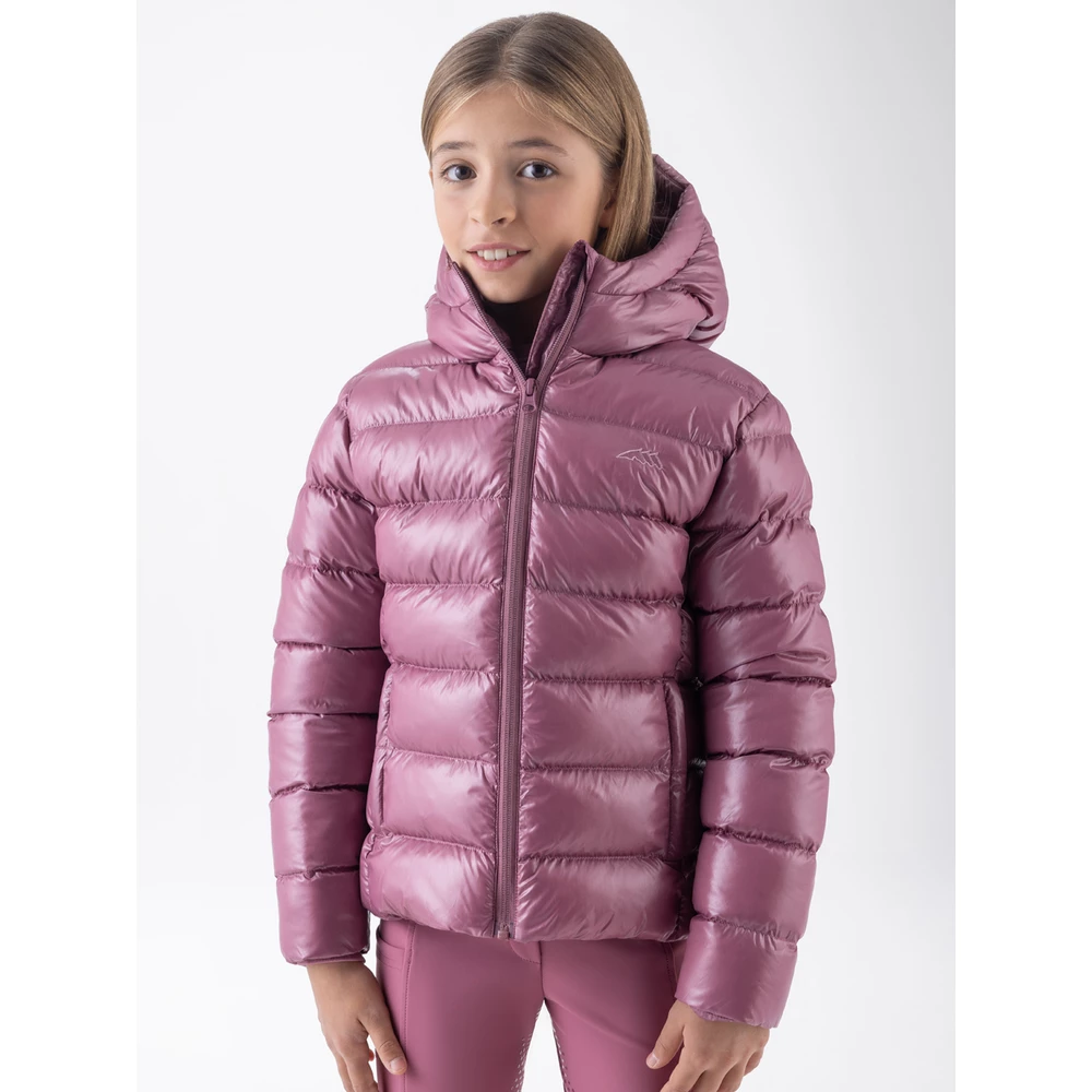 Equiline Girl'S Padded Bomber - Daybreak in Daybreak