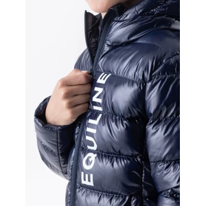 Equiline Junior Padded Bomber - Blue in Blue