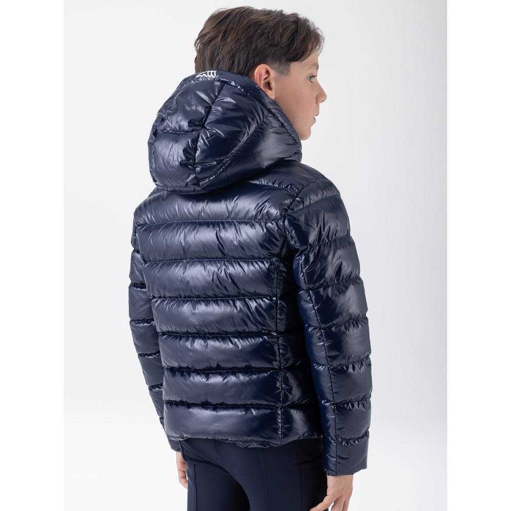 Equiline Junior Padded Bomber - Blue