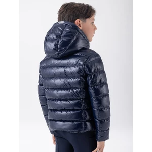 Equiline Junior Padded Bomber - Blue in Blue