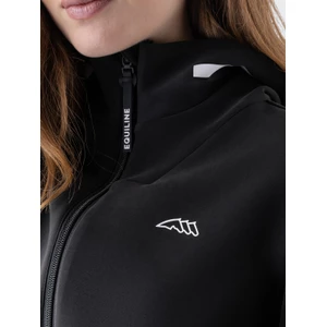 Equiline Women'S Soft Tech Fullzip W/Hood - Black 