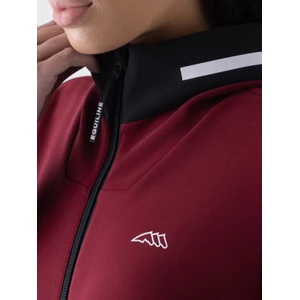 Equiline Women'S Soft Tech Fullzip W/Hood - Alpine Plum 