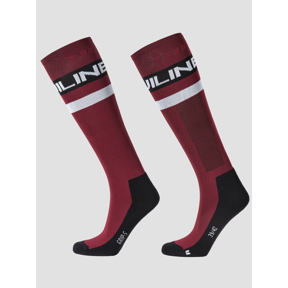 Equiline Unisex Socks - Alpine Plum in Alpine Plum