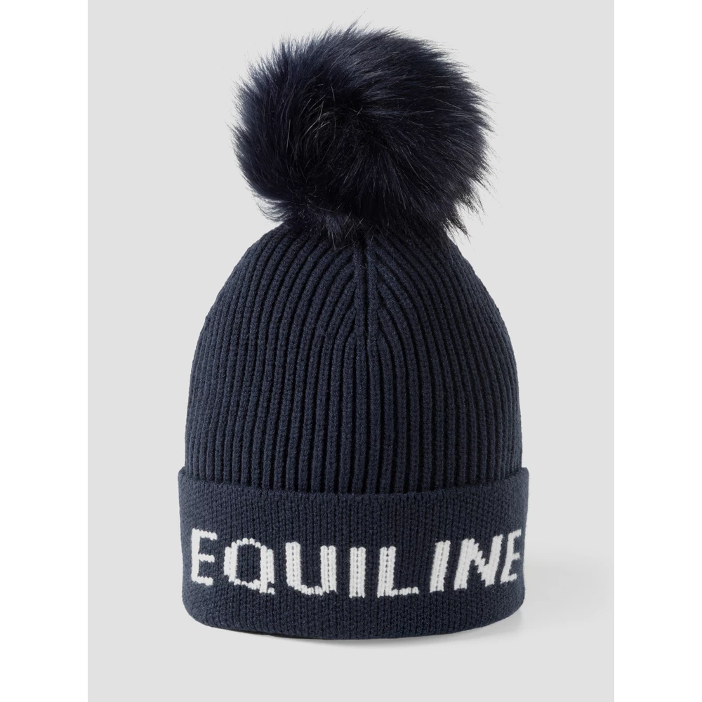 Equiline Hat W/Pon Pon - Blue in Blue