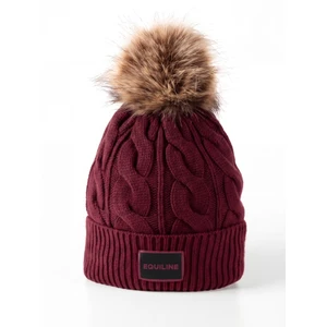Equiline Hat W/Pon Pon - Alpine Plum in Alpine Plum