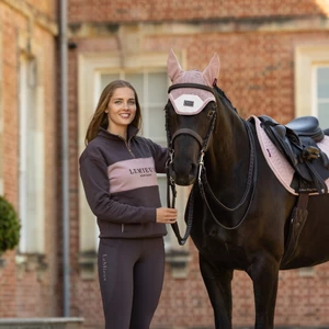 LeMieux Heritage Quarter Zip Sweat - Cocoa in Cocoa