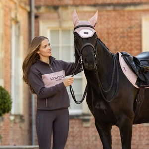 LeMieux Heritage Quarter Zip Sweat - Cocoa in Cocoa
