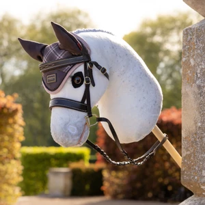 LeMieux Hobby Horse Heritage Fly Hood - Cocoa in Cocoa