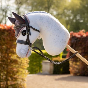 LeMieux Hobby Horse Heritage Fly Hood - Cocoa in Cocoa