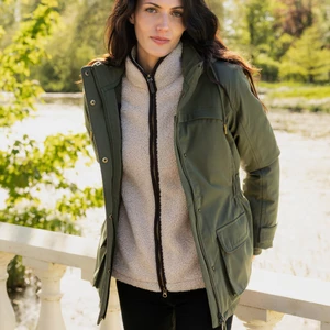 LeMieux Heritage Beatrice Waterproof Coat - Olive in Olive