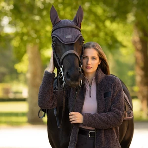 LeMieux Heritage Borg Zip Through Jacket - Cocoa in Cocoa