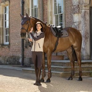 LeMieux Heritage Herringbone Jump Square - Cocoa in Cocoa