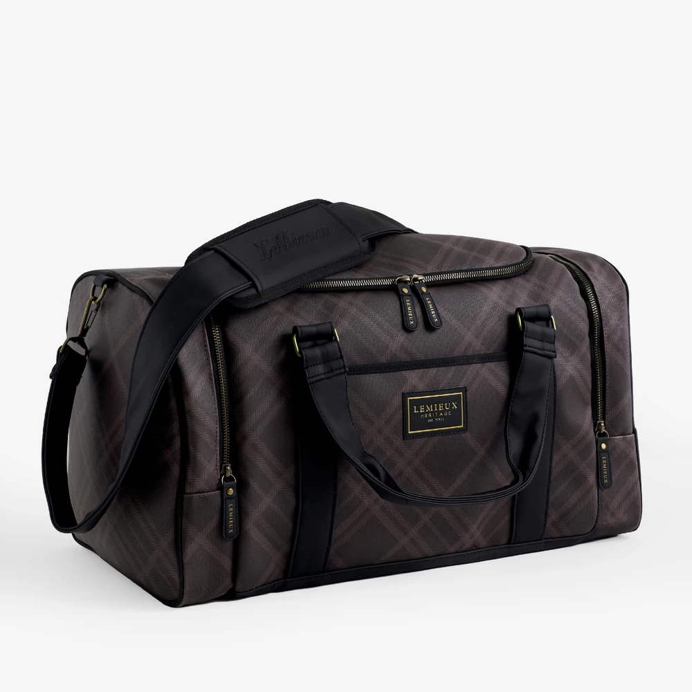 LeMieux Heriatge Overnight Bag- Cocoa in Cocoa