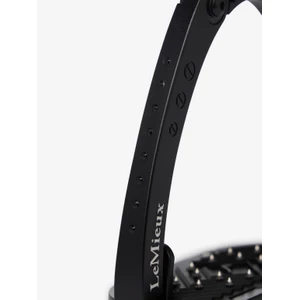 LeMieux Brilliance Vector Balance Stirrup Black in Black