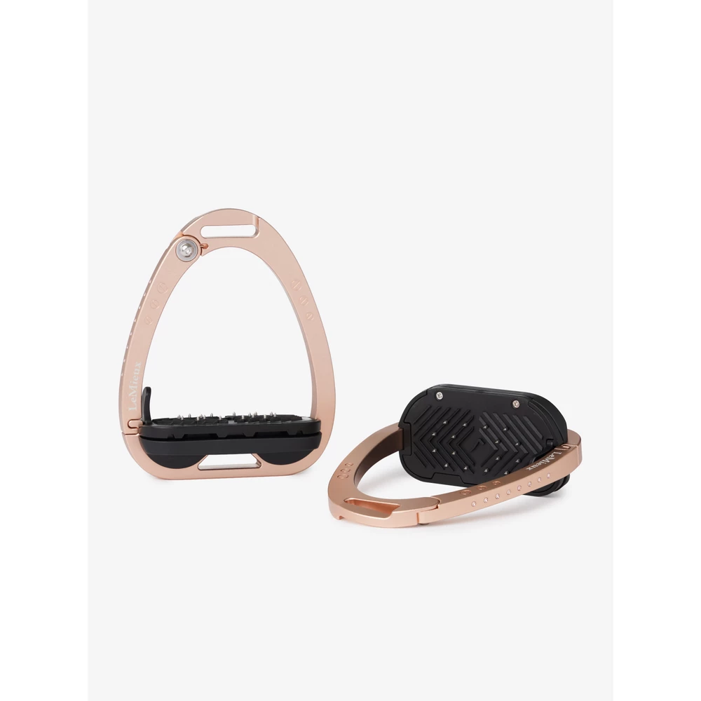 LeMieux Brilliance Vector Balance Stirrup Rose Gold in Rose/Gold