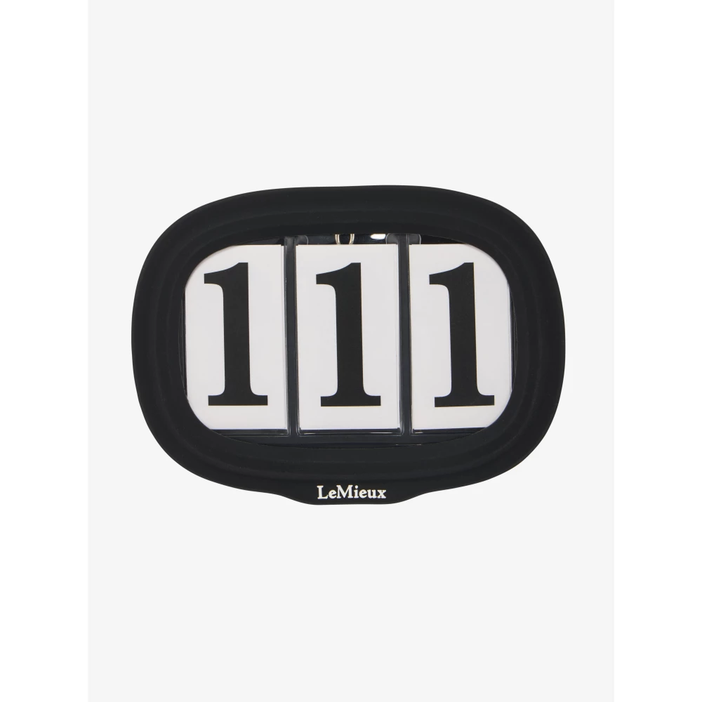 LeMieux Competition Bridle Number Holder Black in Black