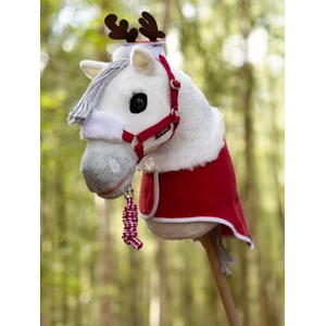 LeMieux Hobby Horse Christmas Rug Set Red in Red