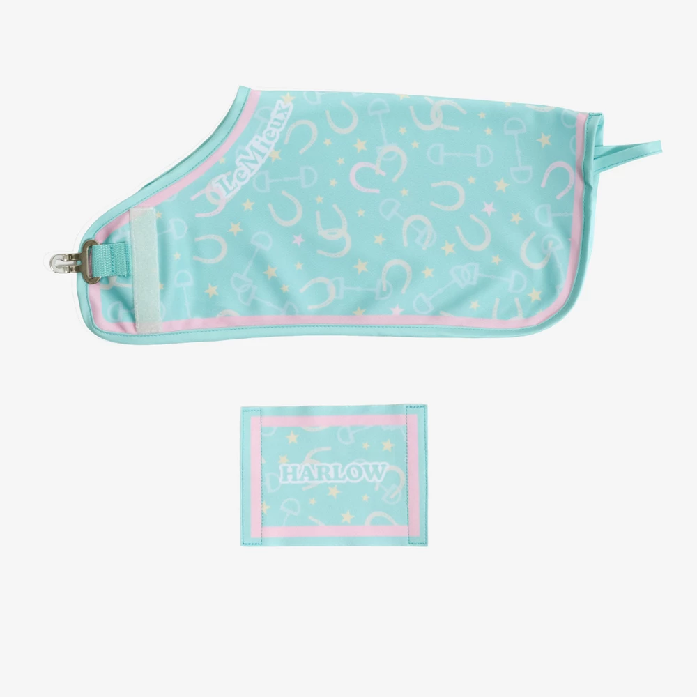 LeMieux Harlow Toy Pony Printed Rug Softmint in Softmint