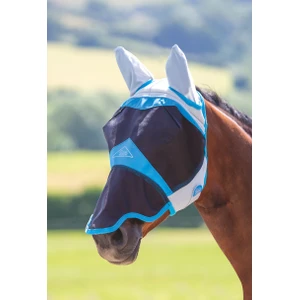 Shires Air Motion Fly Mask with Ears & Nose in Blue