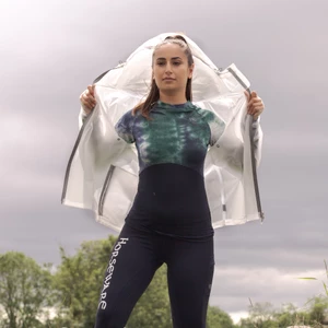 Horseware Transparent Waterproof Rain Jacket in Clear