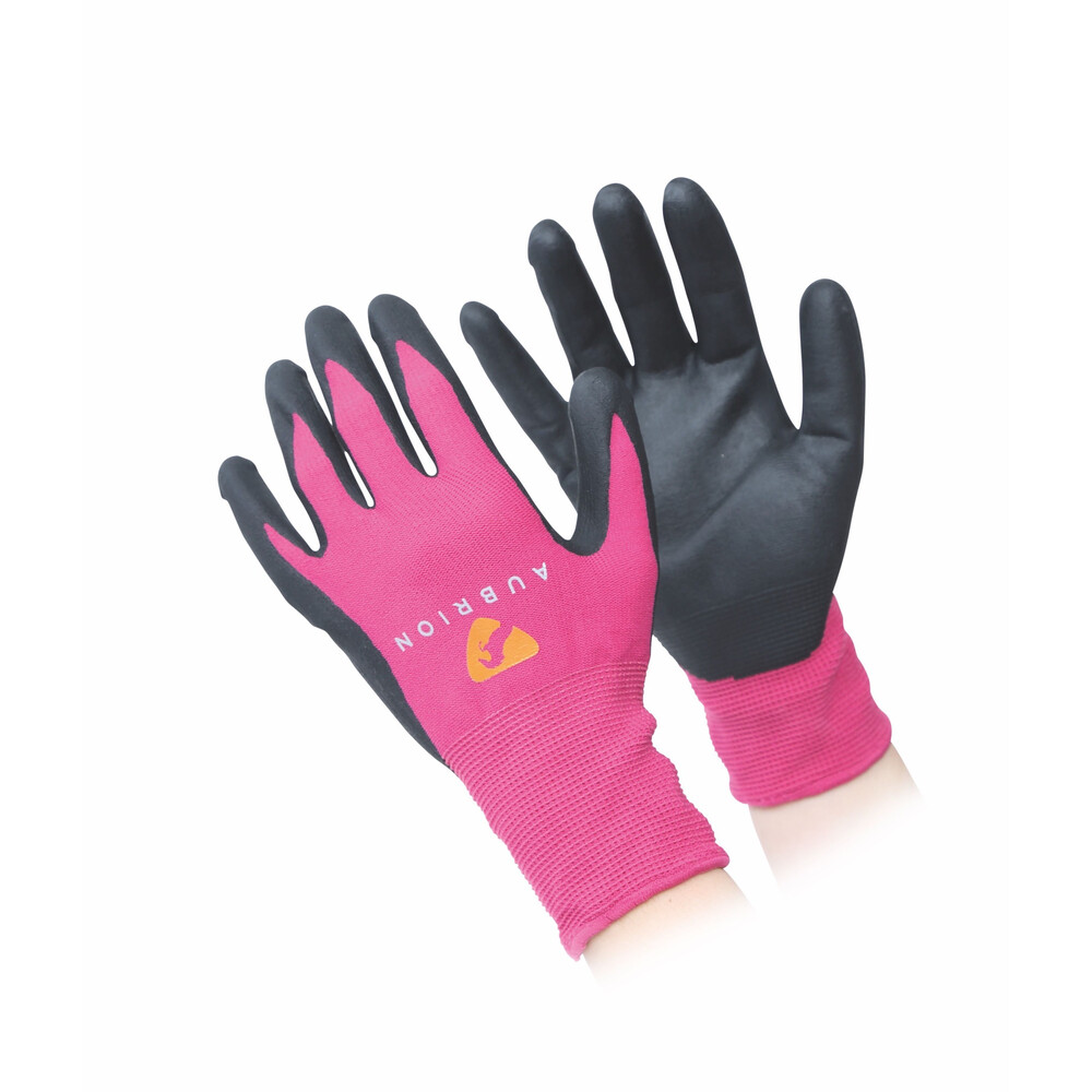 Aubrion All Purpose Yard Gloves - Pink 