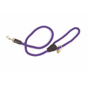 Digby & Fox Rope Dog Lead in Purple