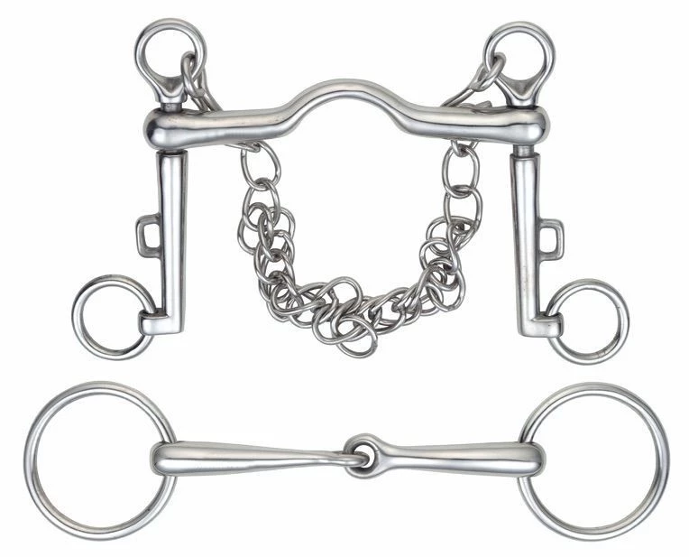 Shires Port Mouth Weymouth Set - Stainless Steel in Stainless Steel