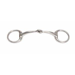 Shires Small Ring Curved Mouth Eggbutt - Stainless Steel in Stainless Steel