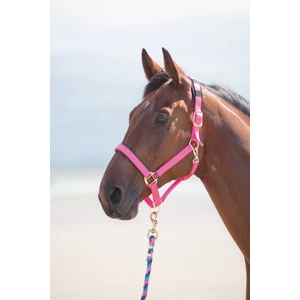 Shires Topaz Nylon Headcollar in Pink