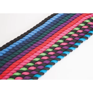 Shires Headcollar Lead Rope With Trigger Clip in Black/Turquoise