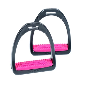 Compositi Premium Profile Stirrups in Raspberry