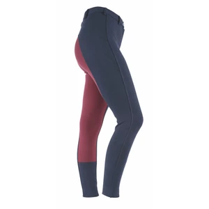 Wessex Two Tone Jodhpurs - Ladies in Navy/Maroon