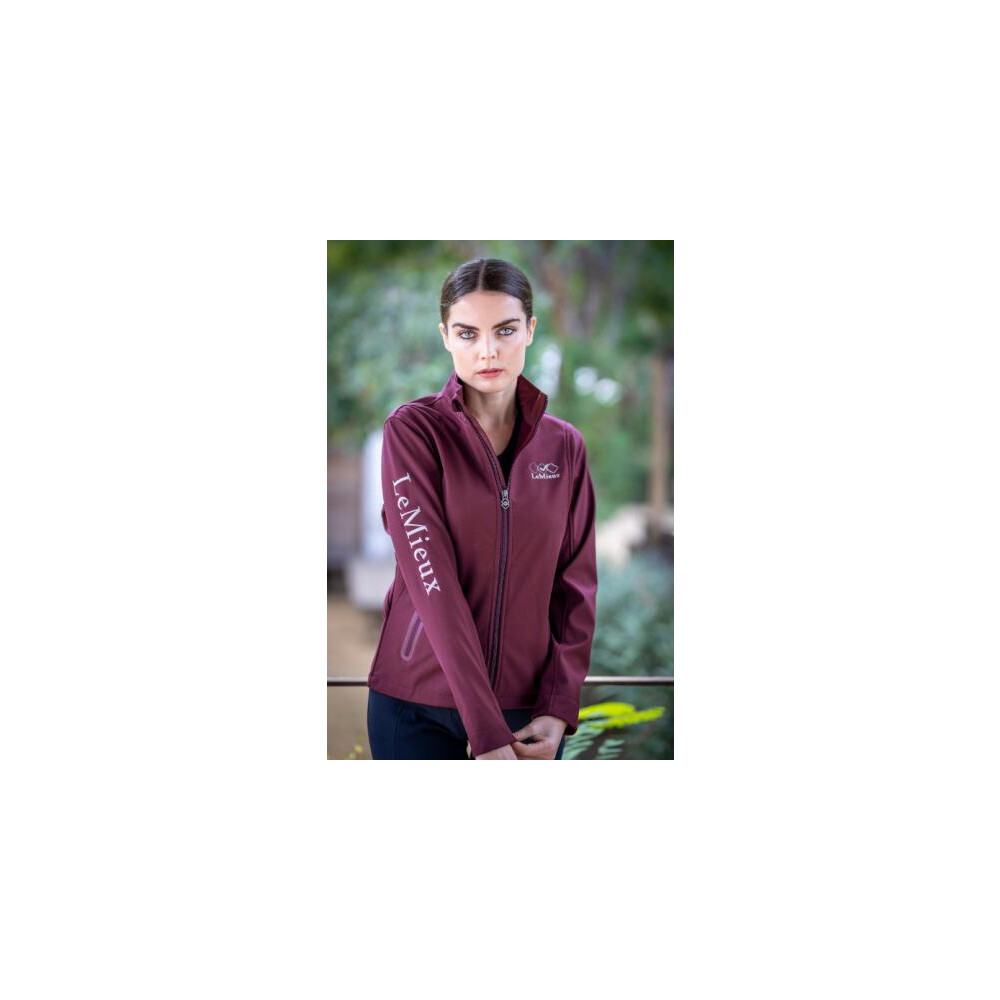 burgundy soft shell jacket