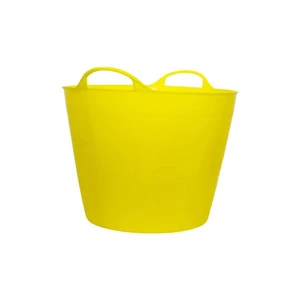 Red Gorilla Flexible Medium Tub - 26L in Yellow