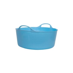 Red Gorilla Flexible Small Shallow Tub - 15L in Sky Blue