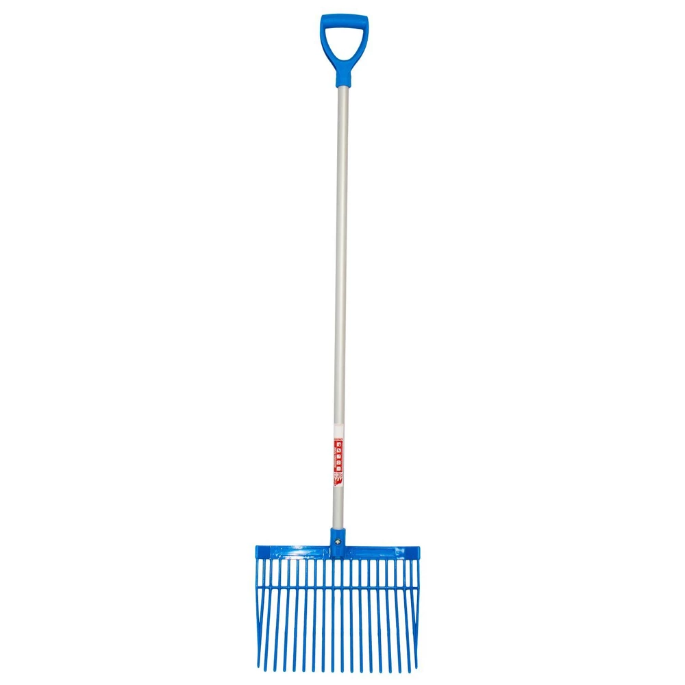 Red Gorilla PC Bedding Fork D Handle in Blue
