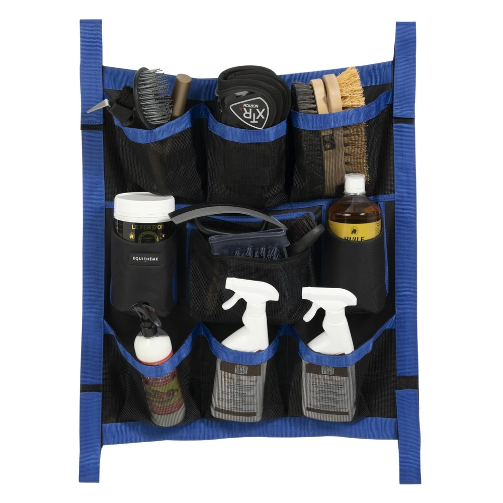 Equitheme Stable Organiser in Black/Blue
