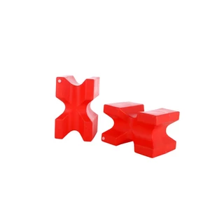 Classic Jumps - X Block (set of 2) in Red