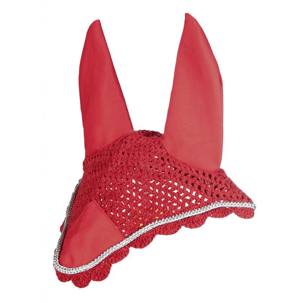 HKM Hkm Ear Bonnet in Dark Red/Silver
