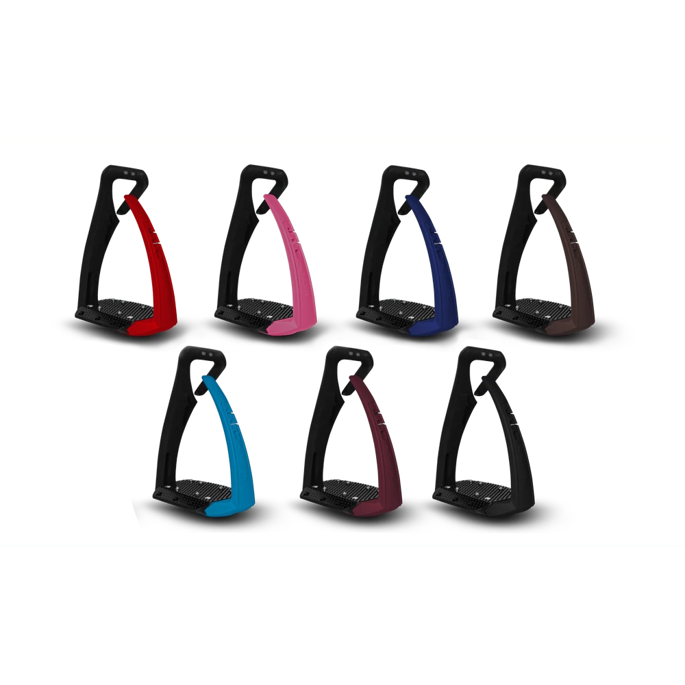 Freejump Stirrups Soft Up Pro Plus in Black/Orange