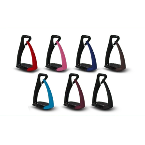 Freejump Stirrups Soft Up Pro Plus in Black/Pink