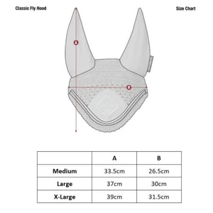 LeMieux Classic Lycra Fly Hood - Chilli/Black in Chilli/Black