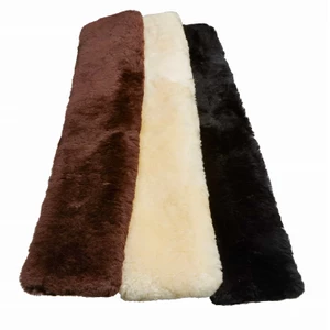 LeMieux Lambskin Slip On Jumping Girth Sleeves in Black