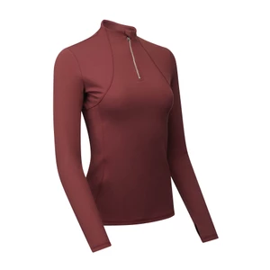 LeMieux DISC - Liberte Zipped Base Layer - Rioja in Rioja