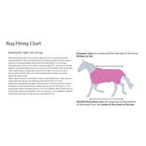 Shires Tempest Foal Rug 200g in Navy/Turquoise