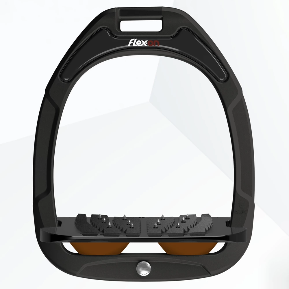 Flex On Composite Stirrup IUG - Frame:Black Foot:Black Shock:Brown in Black/Black/Brown