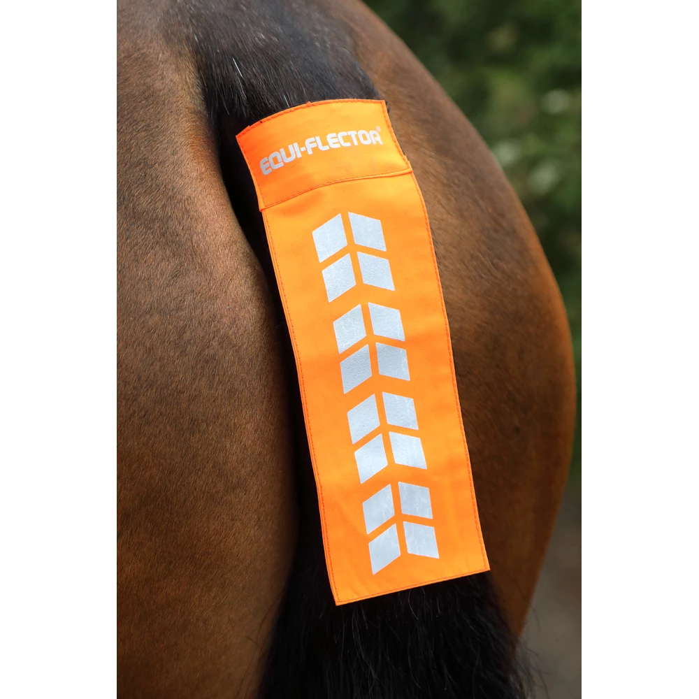 Equi-Flector EQUI-FLECTOR -Tail Strap in Orange