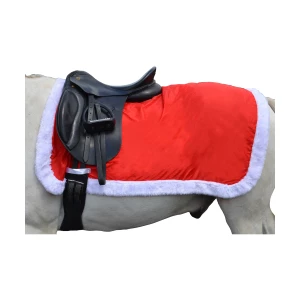 Hy Equestrian Hy Christmas Santa Exercise Sheet - Red/White in Red/White